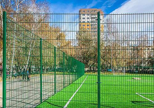 2Д забор для футбольной площадки в Воркуте